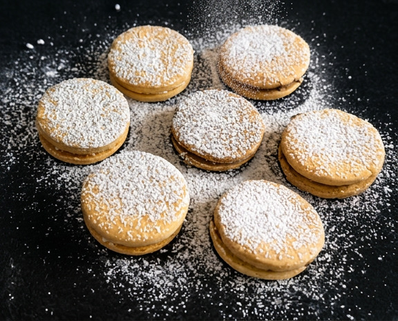Alfajores traiteur péruvien préparés par GR Miski à Nantes pour buffet et événement.